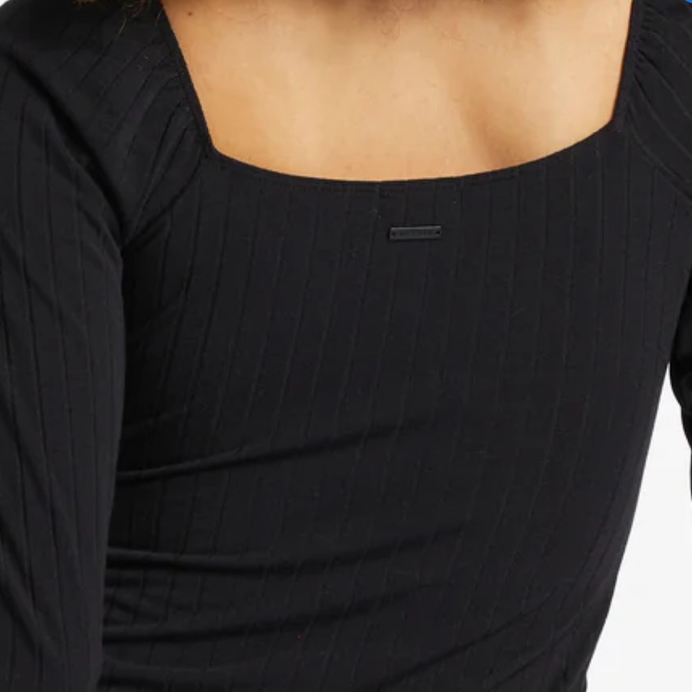 NWOT BILLABONG Women's Stretch FIll it All Mini Dress Size Medium Black … - Picture 2 of 9